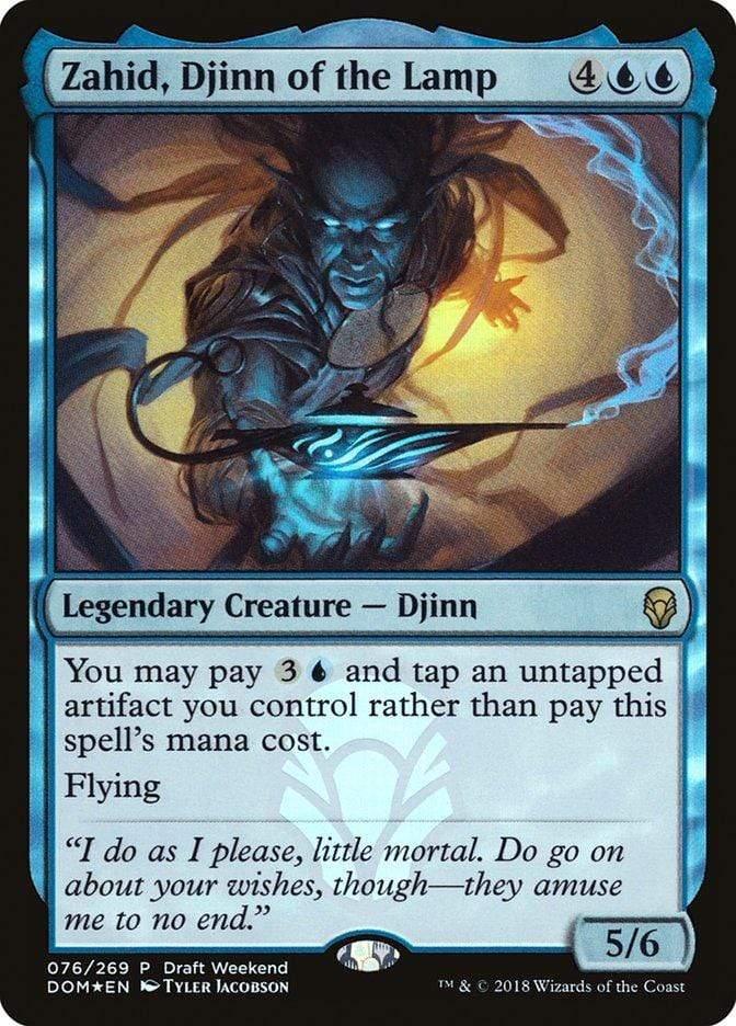Magic: The Gathering MTG Single Zahid, Djinn of the Lamp (Draft Weekend) [Dominaria Promos]