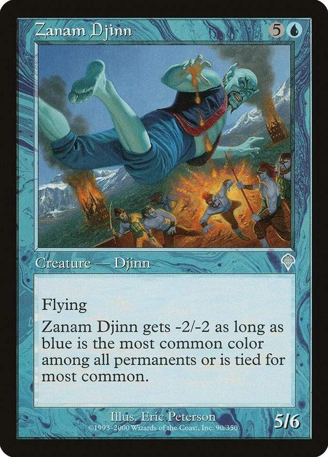 Magic: The Gathering MTG Single Zanam Djinn [Invasion]