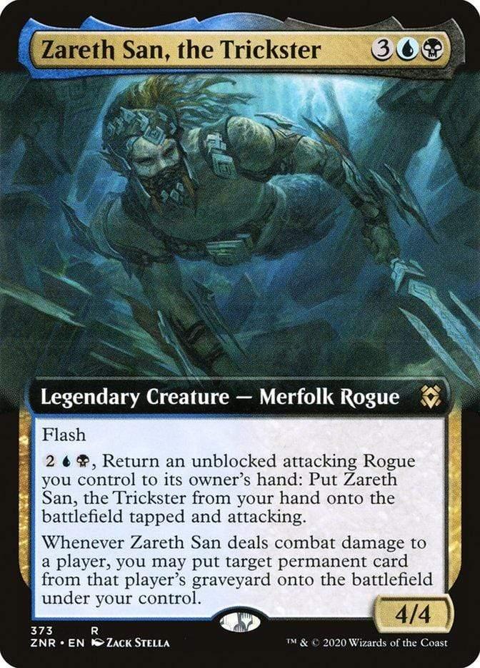 Magic: The Gathering MTG Single Zareth San, the Trickster (Extended) [Zendikar Rising Extended Art]