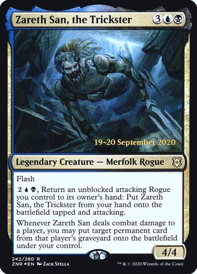 Magic: The Gathering MTG Single Zareth San, the Trickster [Zendikar Rising Prerelease Promos]