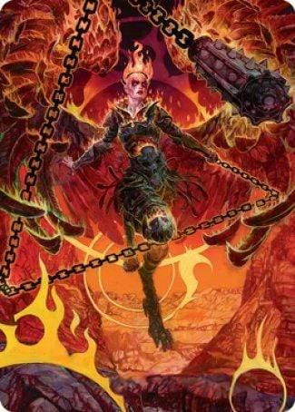 Magic: The Gathering MTG Single Zariel, Archduke of Avernus Art Card [Dungeons & Dragons: Adventures in the Forgotten Realms Art Series]