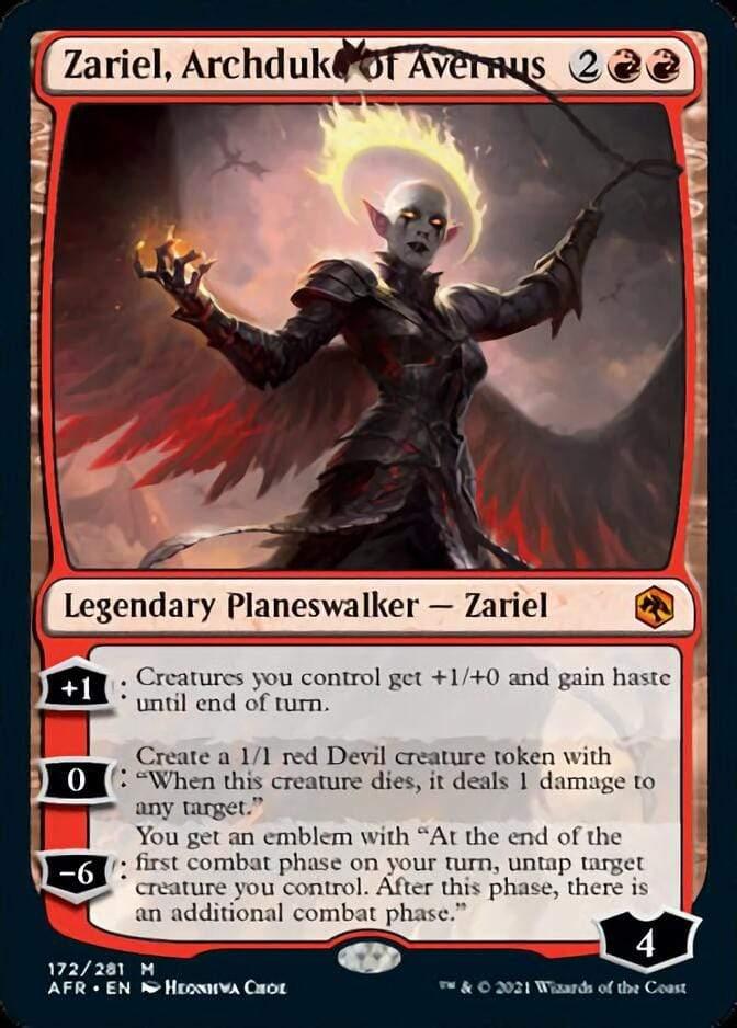 Magic: The Gathering MTG Single Zariel, Archduke of Avernus [Dungeons & Dragons: Adventures in the Forgotten Realms]