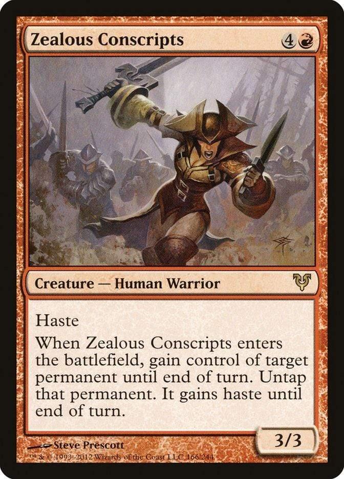 Magic: The Gathering MTG Single Zealous Conscripts [Avacyn Restored]
