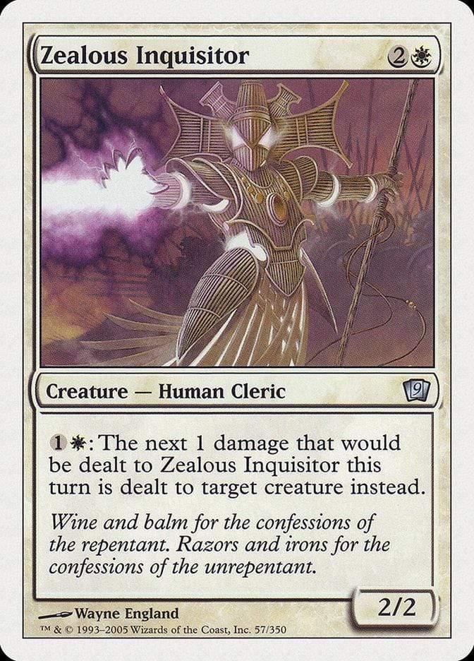 Magic: The Gathering MTG Single Zealous Inquisitor [Ninth Edition]