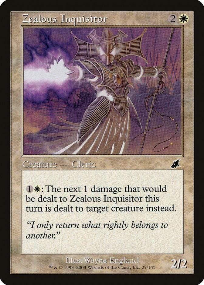 Magic: The Gathering MTG Single Zealous Inquisitor [Scourge]