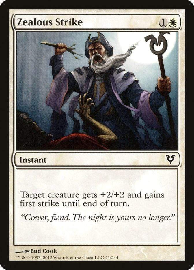 Magic: The Gathering MTG Single Zealous Strike [Avacyn Restored]
