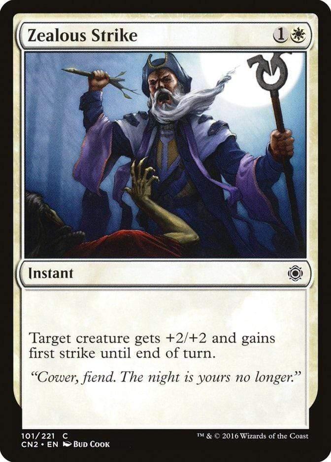 Magic: The Gathering MTG Single Zealous Strike [Conspiracy: Take the Crown]