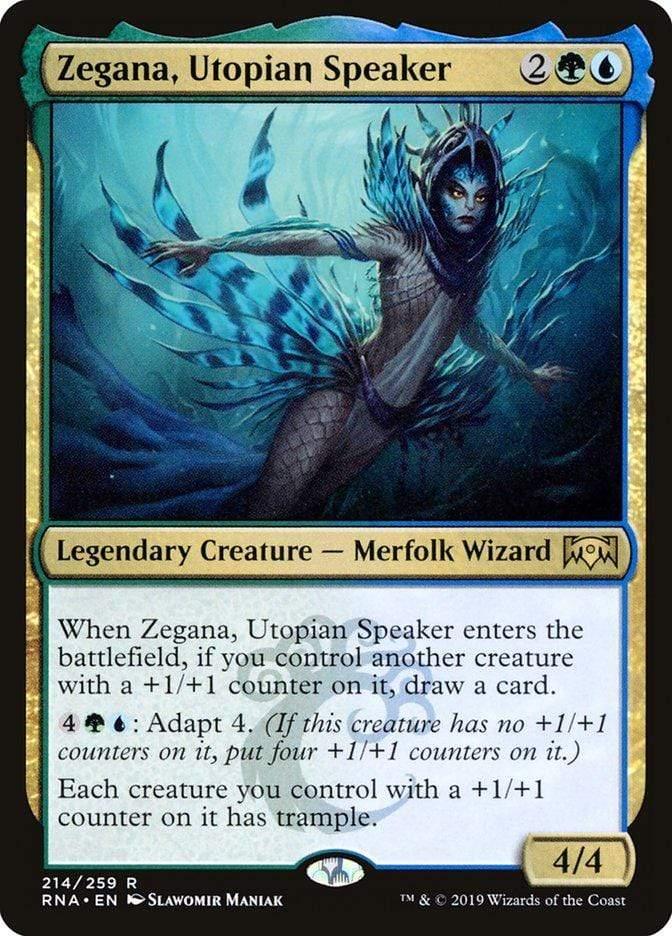 Magic: The Gathering MTG Single Zegana, Utopian Speaker [Ravnica Allegiance]