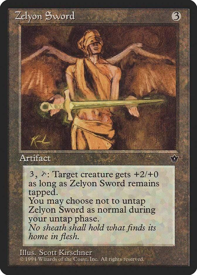 Magic: The Gathering MTG Single Zelyon Sword [Fallen Empires]