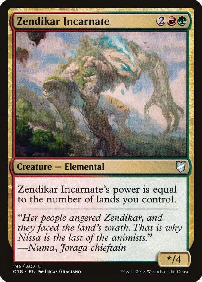 Magic: The Gathering MTG Single Zendikar Incarnate [Commander 2018]