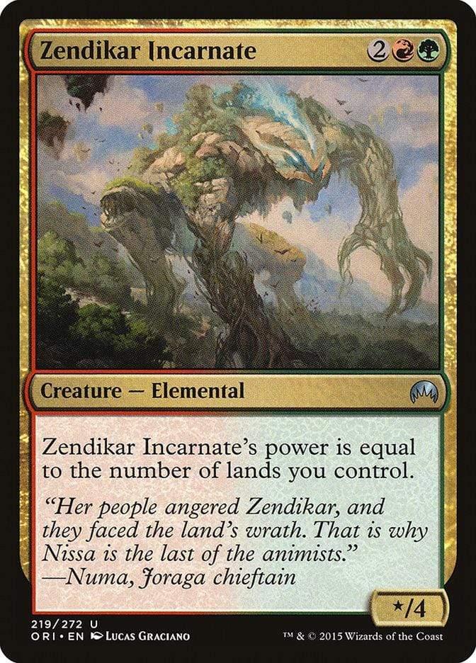 Magic: The Gathering MTG Single Zendikar Incarnate [Magic Origins]