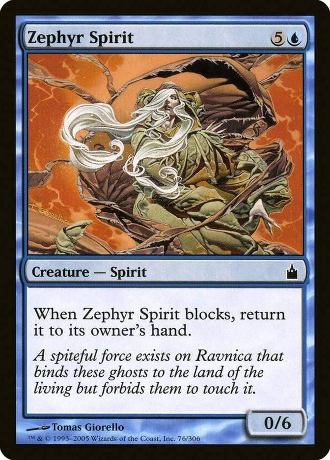 Magic: The Gathering MTG Single Zephyr Spirit [Ravnica: City of Guilds]