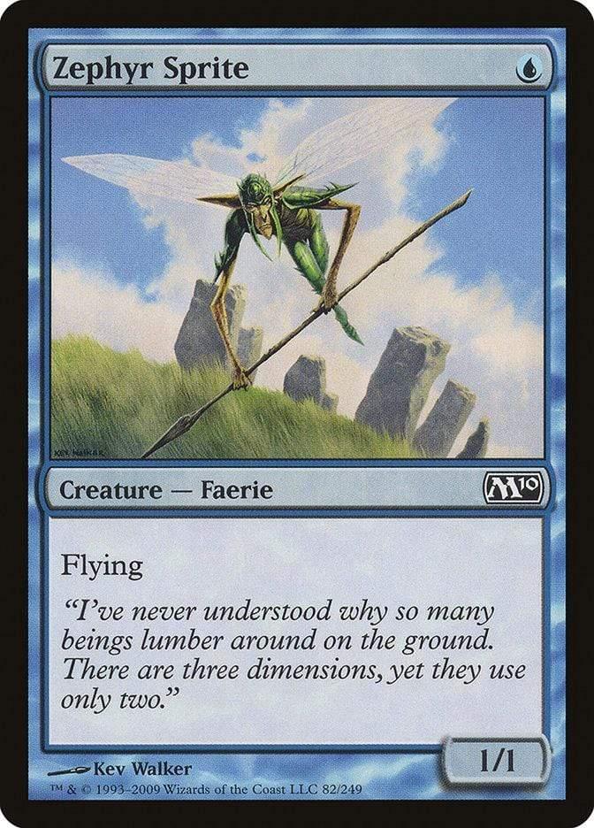 Magic: The Gathering MTG Single Zephyr Sprite [Magic 2010]