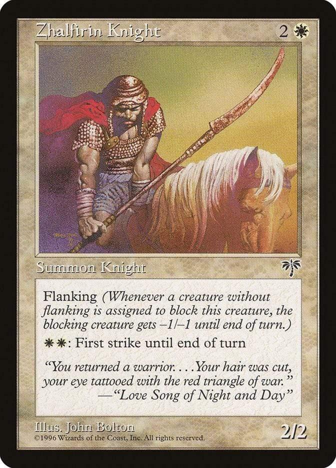 Magic: The Gathering MTG Single Zhalfirin Knight [Mirage]
