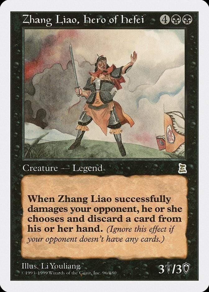 Magic: The Gathering MTG Single Zhang Liao, Hero of Hefei [Portal Three Kingdoms]