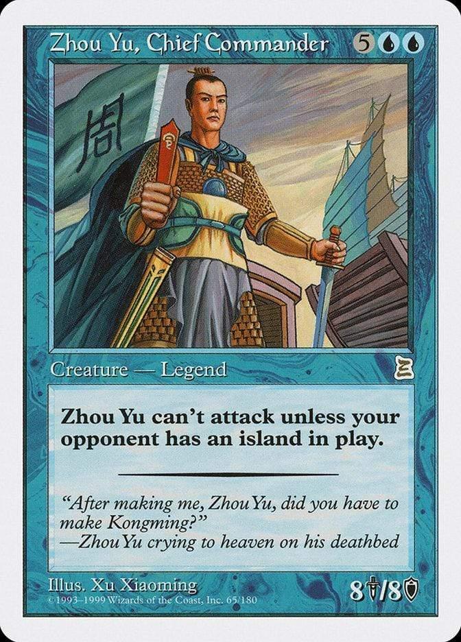 Magic: The Gathering MTG Single Zhou Yu, Chief Commander [Portal Three Kingdoms]