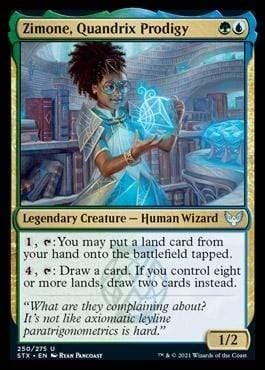 Magic: The Gathering MTG Single Zimone, Quandrix Prodigy [Strixhaven: School of Mages]