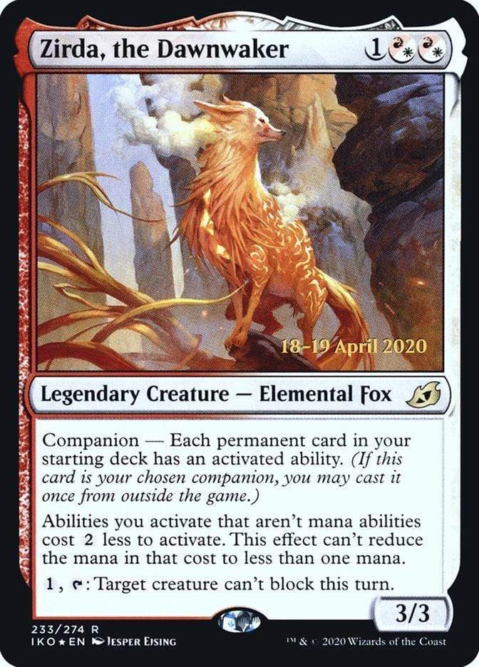 Magic: The Gathering MTG Single Zirda, the Dawnwaker  [Ikoria: Lair of Behemoths Prerelease Promos]