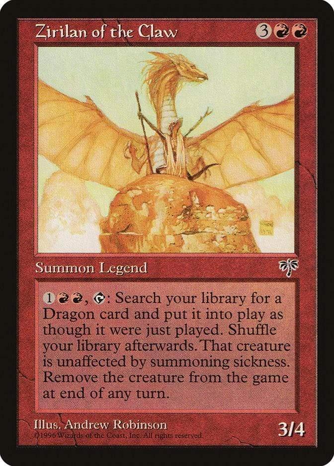 Magic: The Gathering MTG Single Zirilan of the Claw [Mirage]