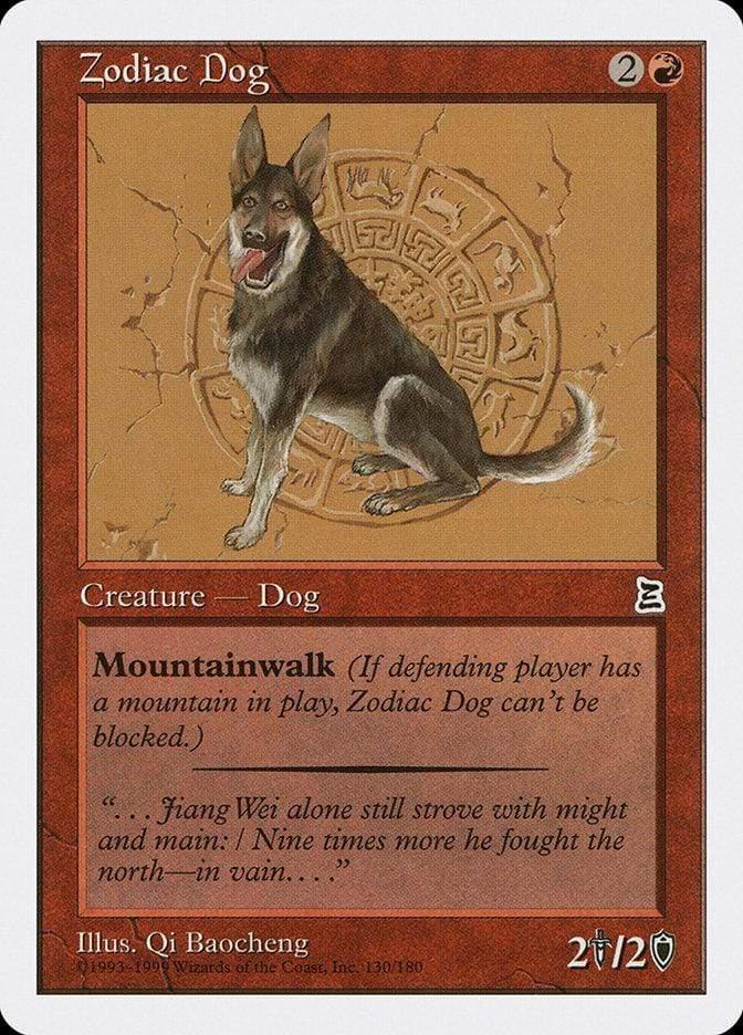 Magic: The Gathering MTG Single Zodiac Dog [Portal Three Kingdoms]