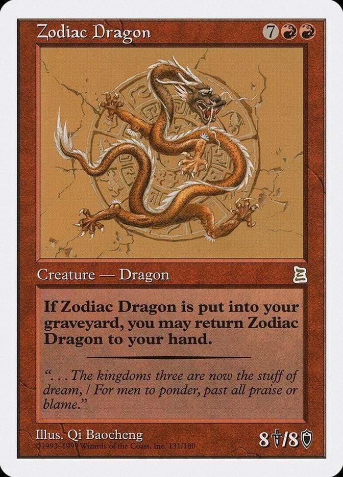 Magic: The Gathering MTG Single Zodiac Dragon [Portal Three Kingdoms]