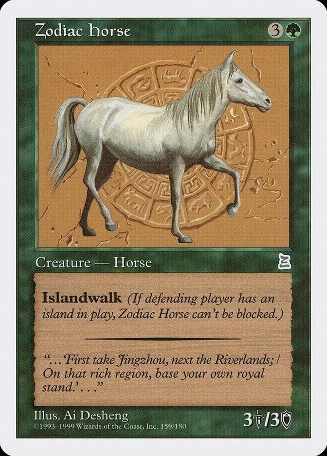 Magic: The Gathering MTG Single Zodiac Horse [Portal Three Kingdoms]