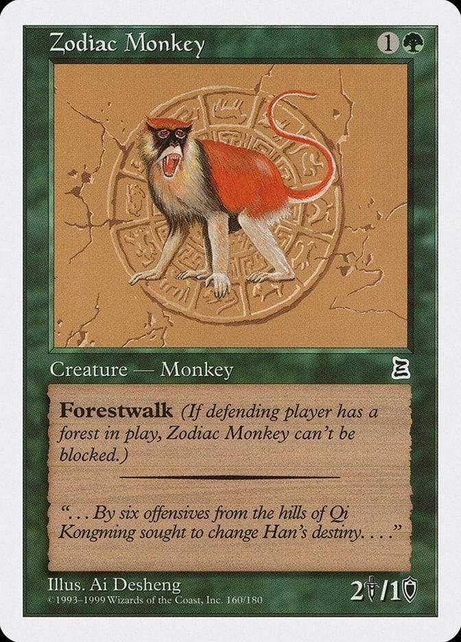 Magic: The Gathering MTG Single Zodiac Monkey [Portal Three Kingdoms]