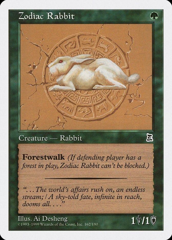 Magic: The Gathering MTG Single Zodiac Rabbit [Portal Three Kingdoms]