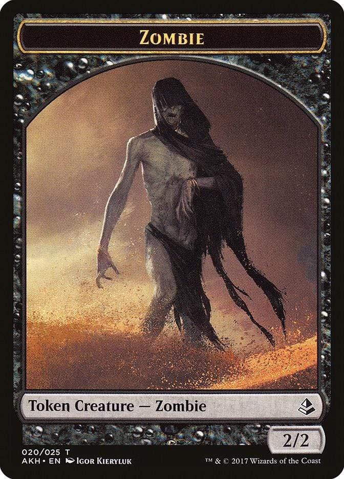 Magic: The Gathering MTG Single Zombie [Amonkhet Tokens]
