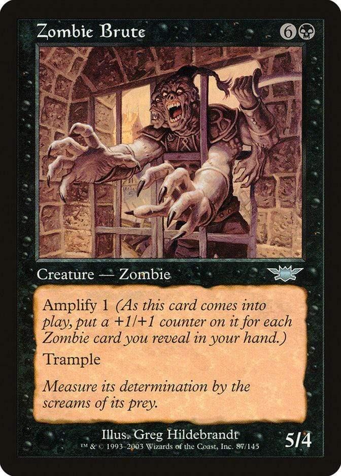 Magic: The Gathering MTG Single Zombie Brute [Legions]