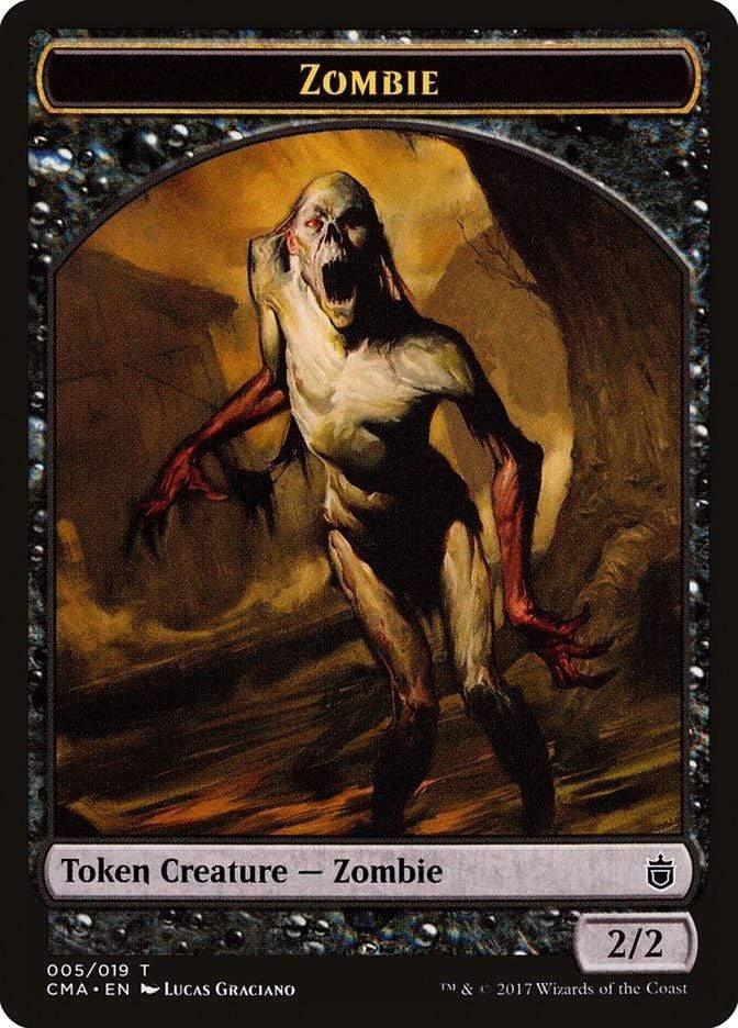 Magic: The Gathering MTG Single Zombie [Commander Anthology Tokens]