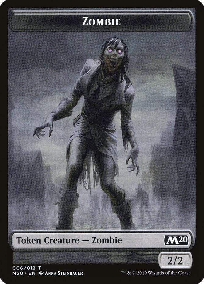 Magic: The Gathering MTG Single Zombie [Core Set 2020 Tokens]