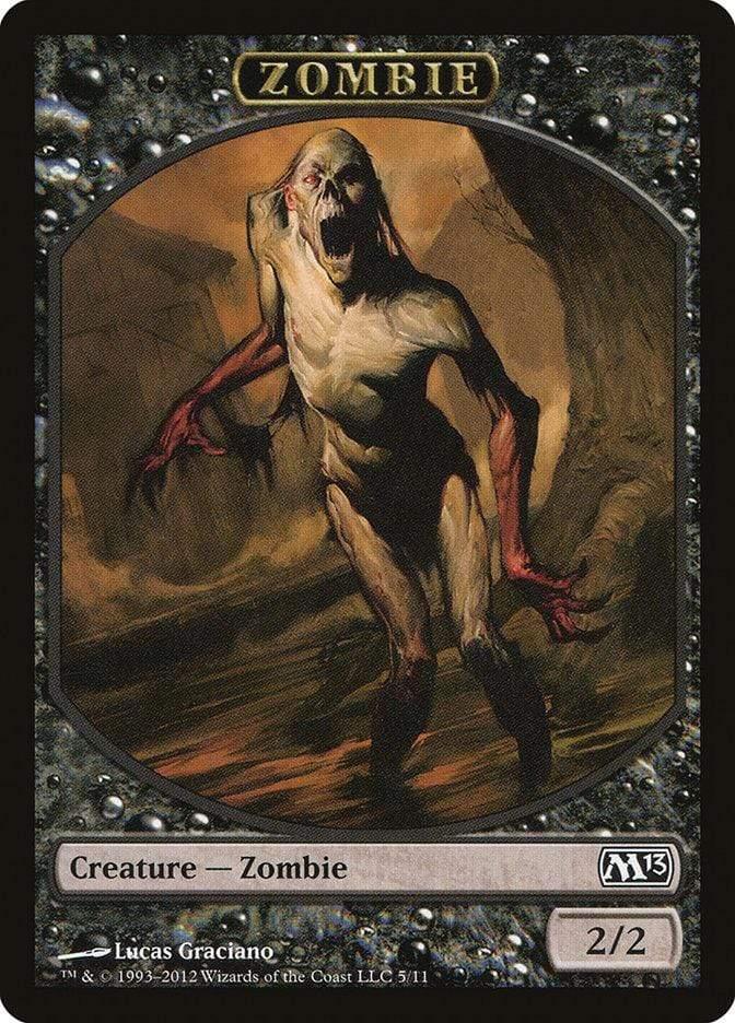 Magic: The Gathering MTG Single Zombie [Magic 2013 Tokens]