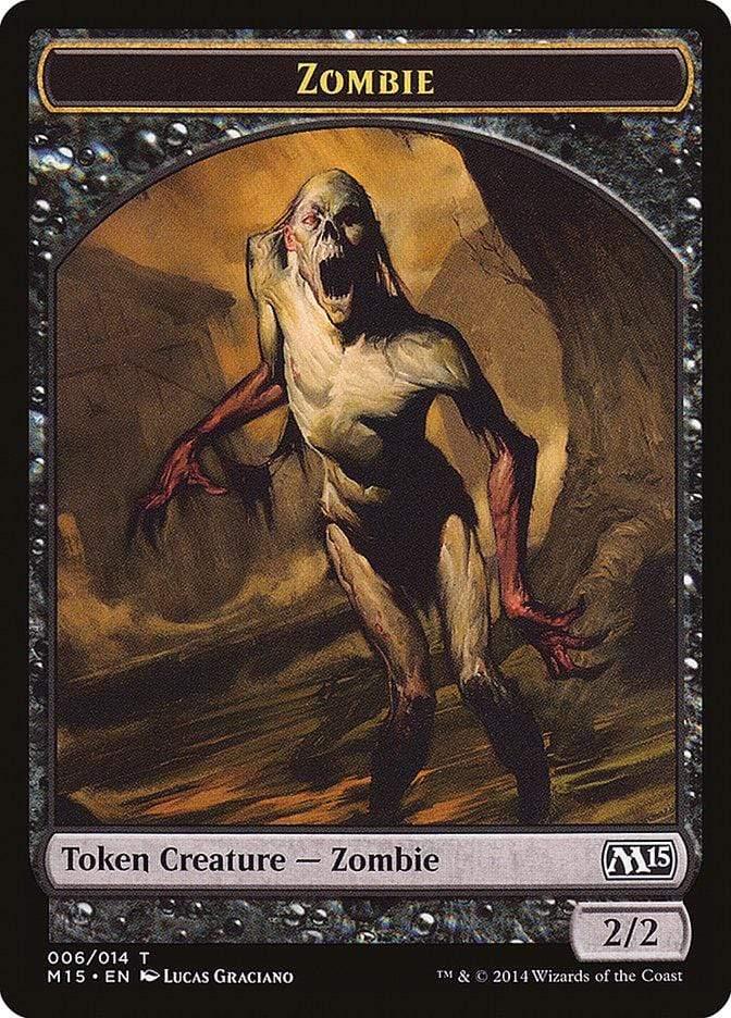 Magic: The Gathering MTG Single Zombie [Magic 2015 Tokens]