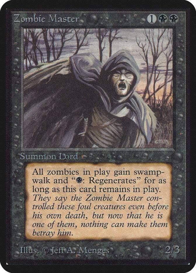 Magic: The Gathering MTG Single Zombie Master [Limited Edition Alpha]