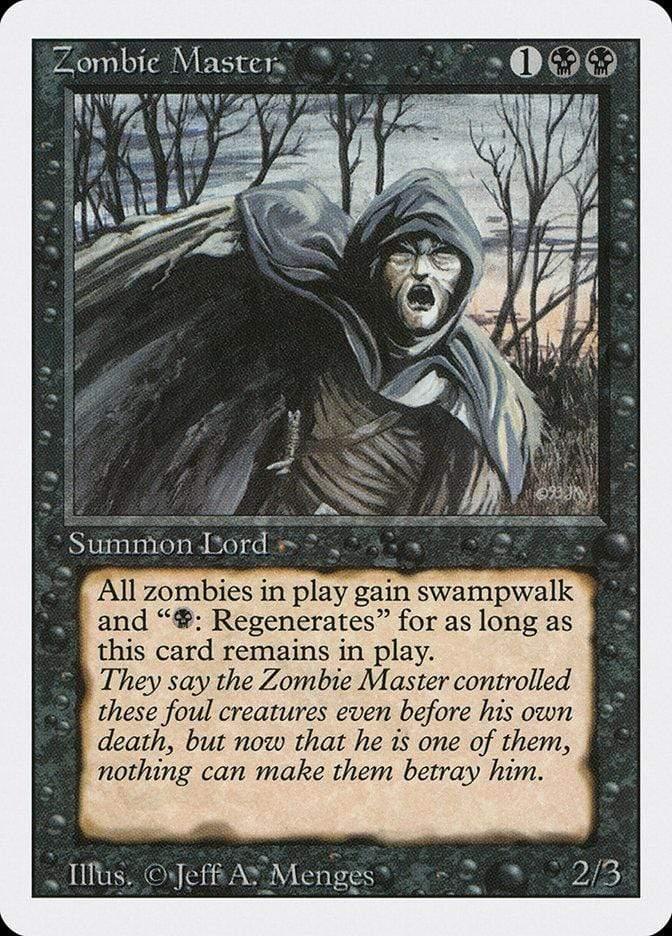 Magic: The Gathering MTG Single Zombie Master [Revised Edition]