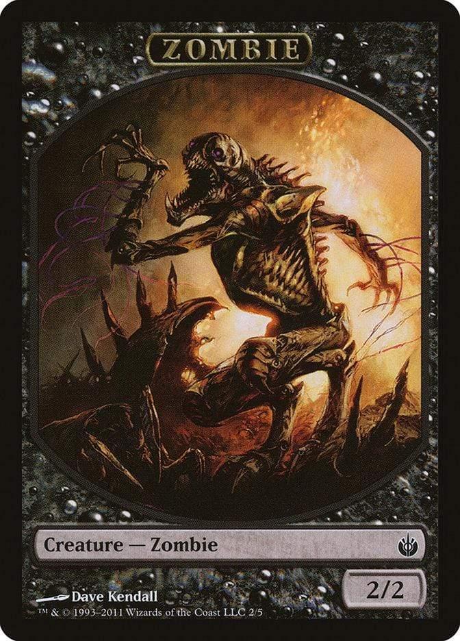 Magic: The Gathering MTG Single Zombie [Mirrodin Besieged Tokens]