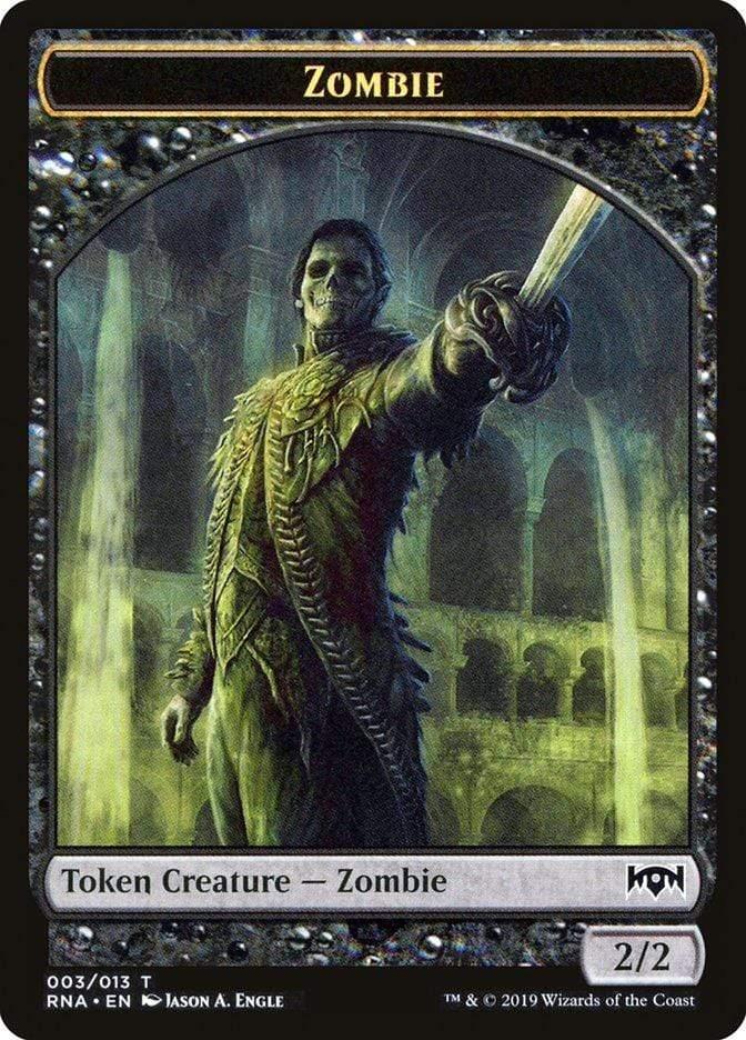 Magic: The Gathering MTG Single Zombie [Ravnica Allegiance Tokens]