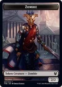 Magic: The Gathering MTG Single Zombie // Satyr Double-sided Token [Theros Beyond Death]