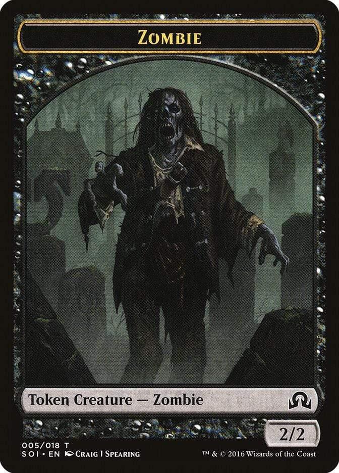 Magic: The Gathering MTG Single Zombie [Shadows over Innistrad Tokens]