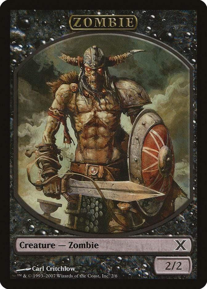 Magic: The Gathering MTG Single Zombie [Tenth Edition Tokens]