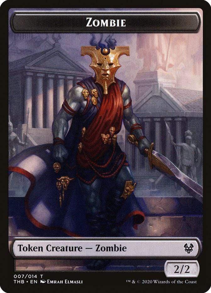 Magic: The Gathering MTG Single Zombie [Theros Beyond Death Tokens]