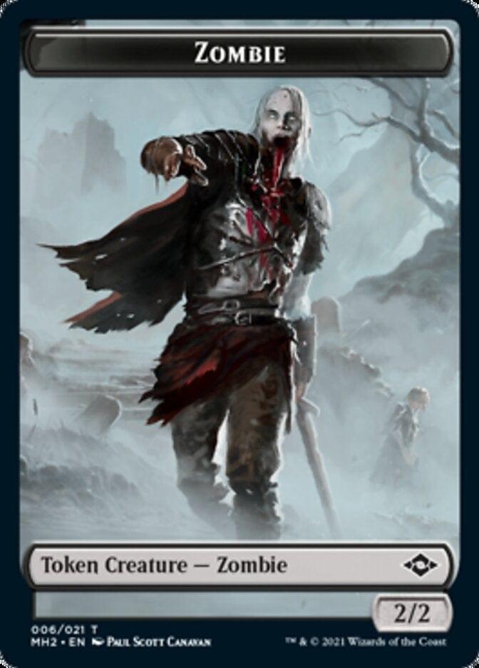 Magic: The Gathering MTG Single Zombie Token [Modern Horizons 2 Tokens]