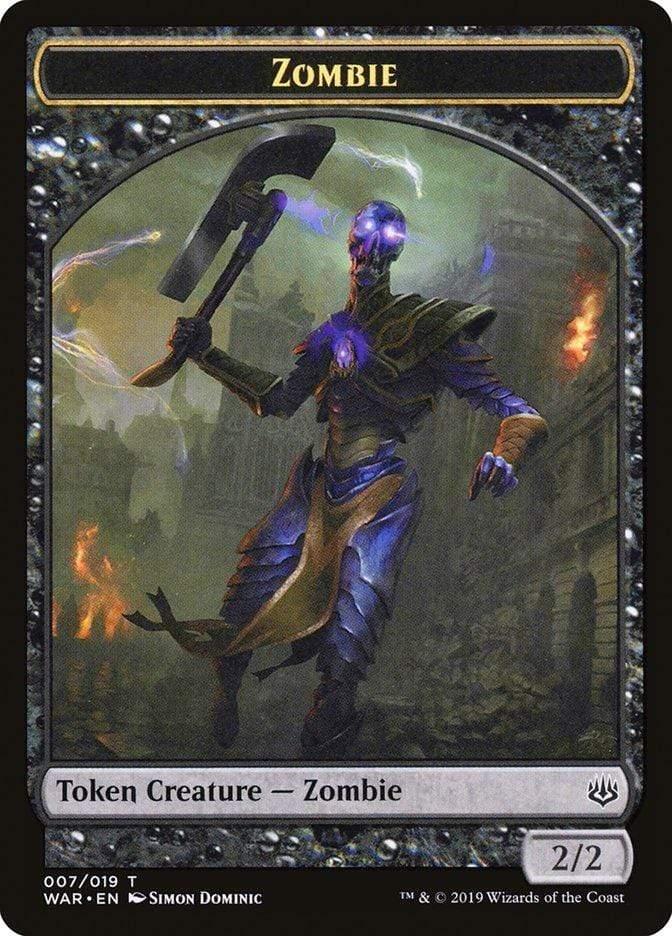 Magic: The Gathering MTG Single Zombie [War of the Spark Tokens]