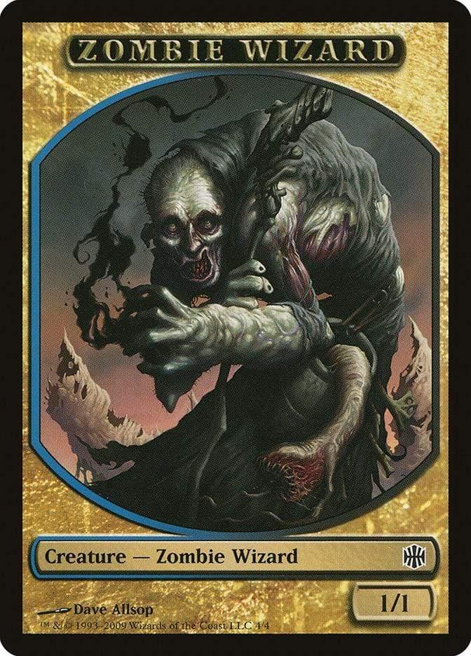 Magic: The Gathering MTG Single Zombie Wizard [Alara Reborn Tokens]