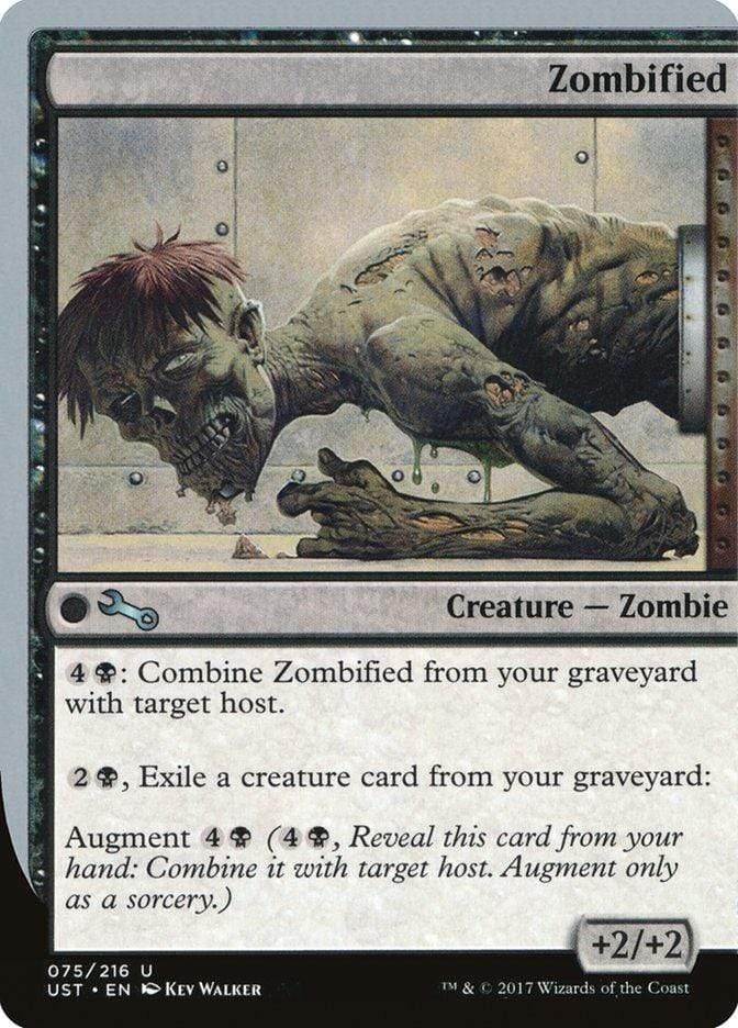 Magic: The Gathering MTG Single Zombified [Unstable]