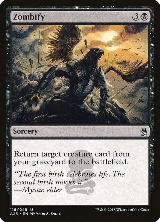 Magic: The Gathering MTG Single Zombify [Masters 25]