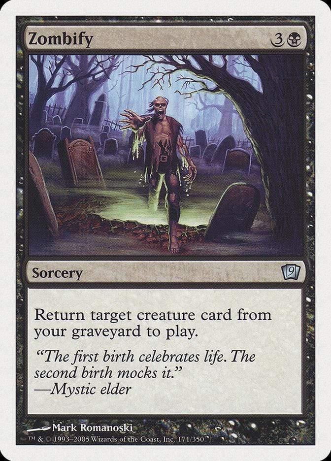 Magic: The Gathering MTG Single Zombify [Ninth Edition]