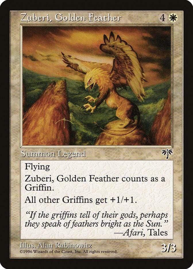 Magic: The Gathering MTG Single Zuberi, Golden Feather [Mirage]