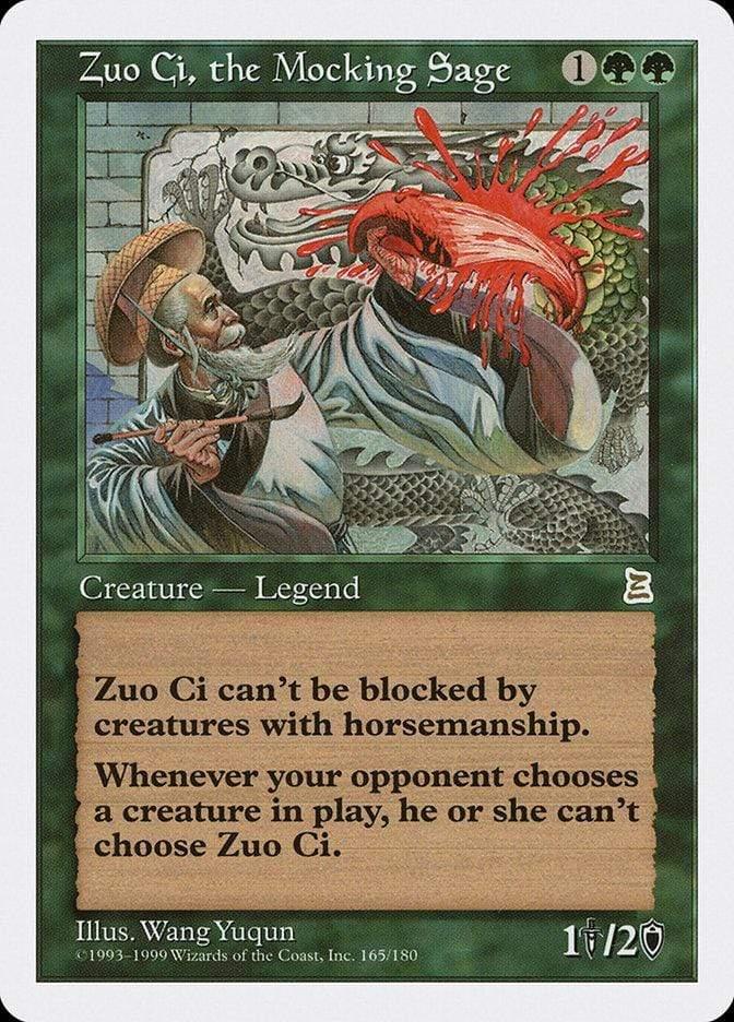 Magic: The Gathering MTG Single Zuo Ci, the Mocking Sage [Portal Three Kingdoms]